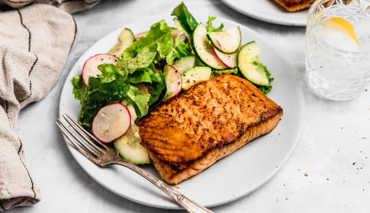 Salmón a la Plancha