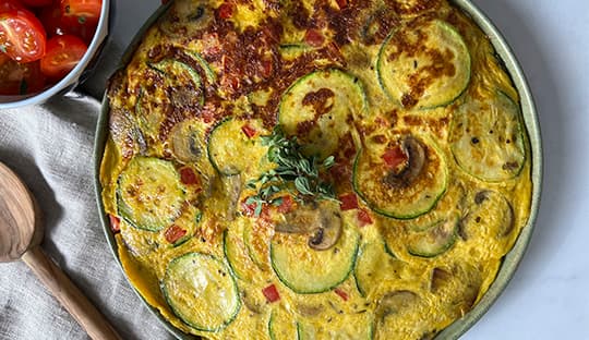 Tortilla de Zapallo Italiano