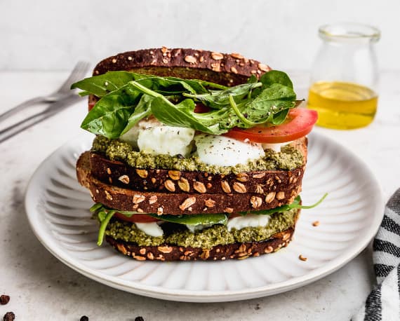 Sandwich Capresse Saludable