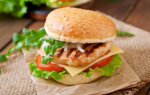 Hamburguesa de Pavo
